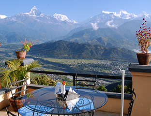 the Sarangkot Fordays Restaurant